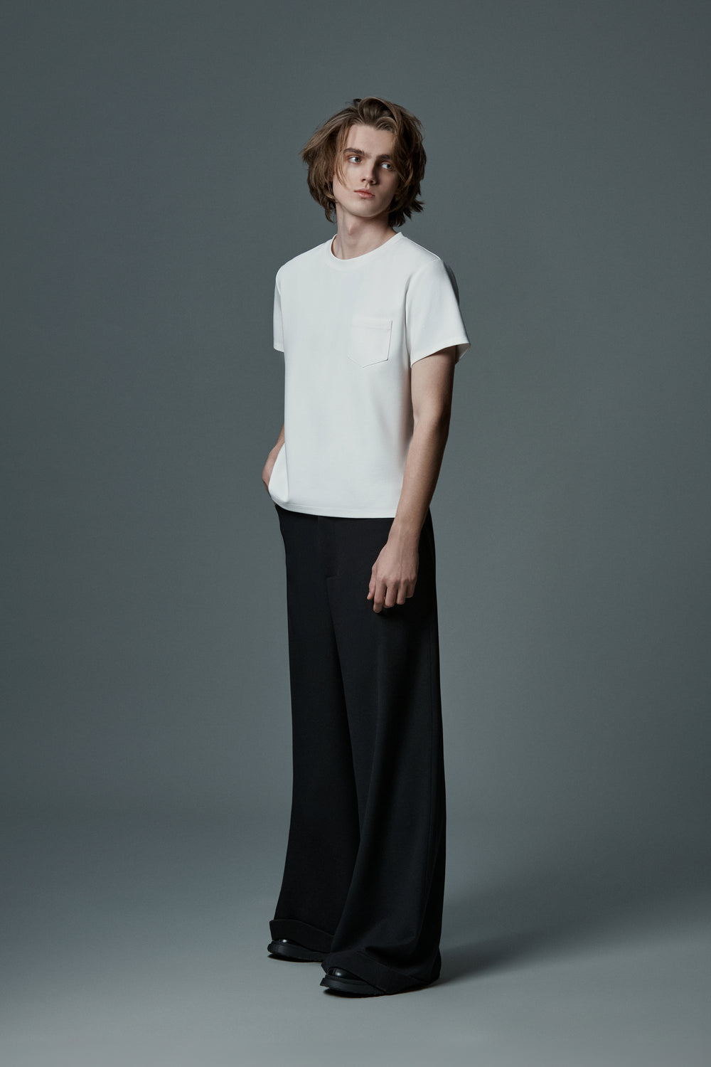 Black Wide Trousers