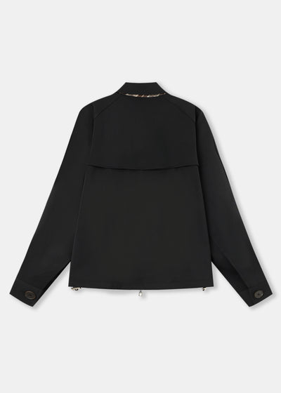 Black Sport Harrington Jacket