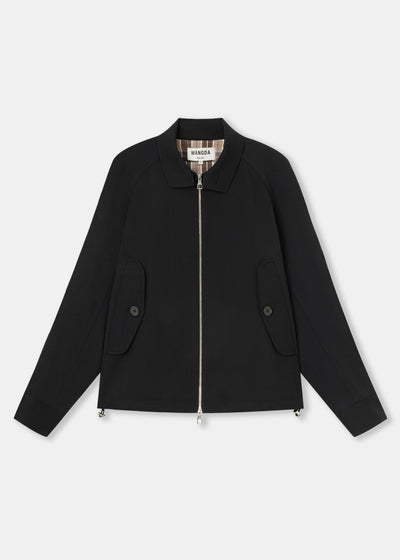 Black Sport Harrington Jacket