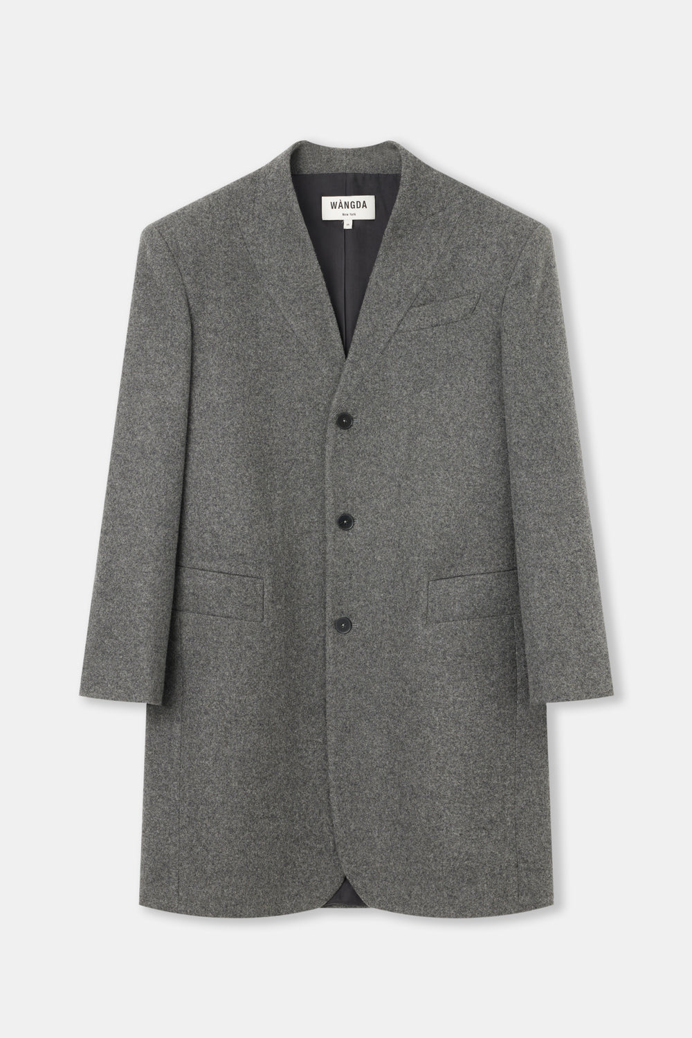 Grey Essentia Wool Coat