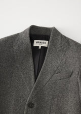Grey Essentia Wool Coat
