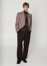 Taupe Experimental Blazer