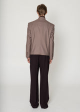 Taupe Experimental Blazer