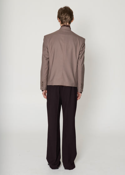 Taupe Experimental Blazer