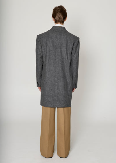 Grey Essentia Wool Coat