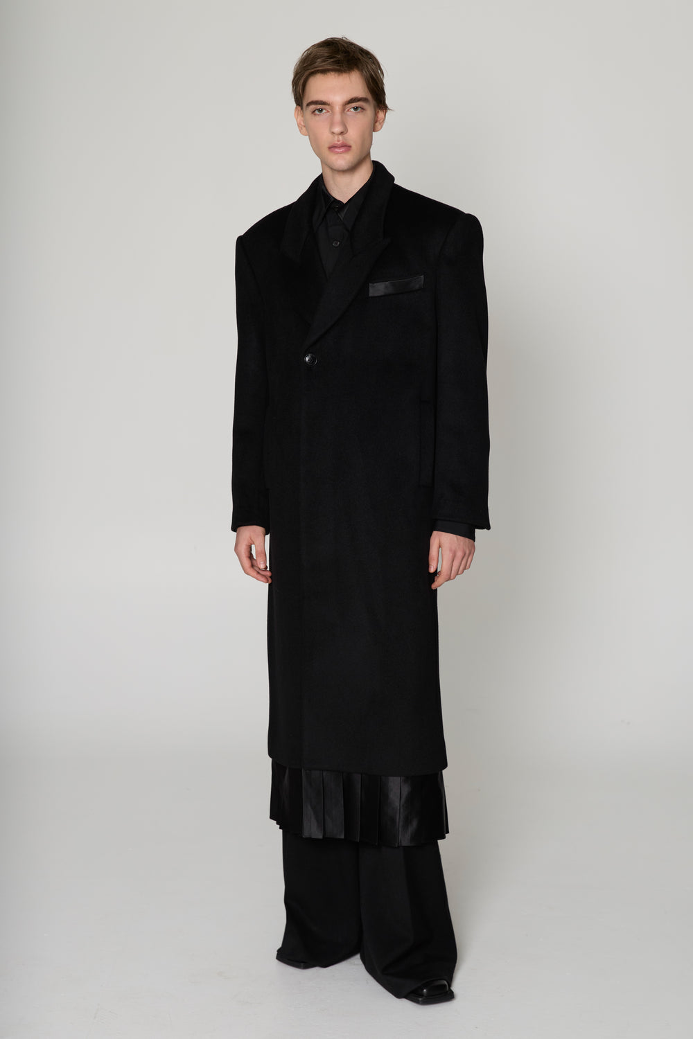 Dark-knight Oversized Coat