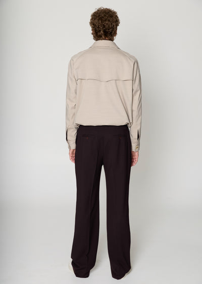 Beige Sport Harrington Jacket