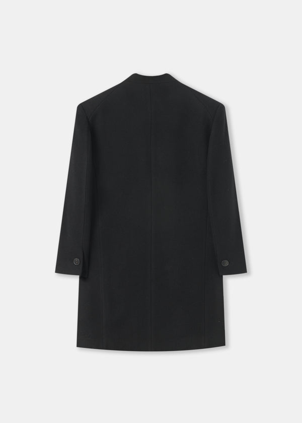 Black Essentia Wool Coat