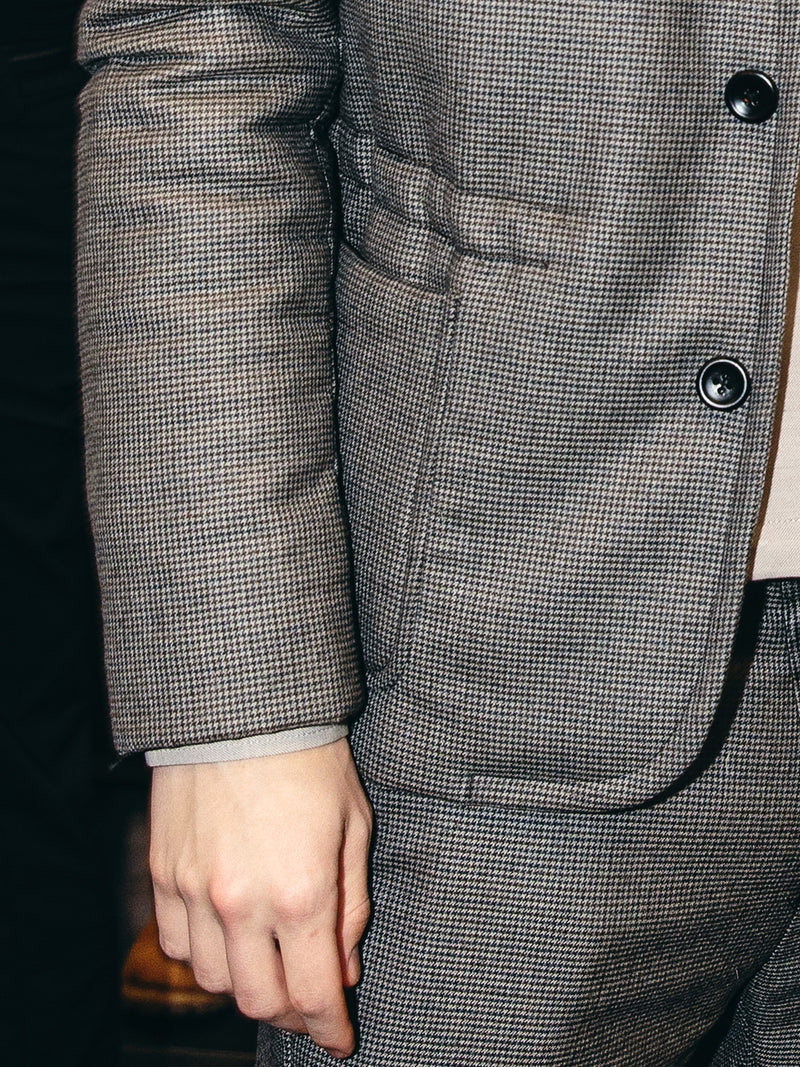 Goose Down Padded Blazer  [Pre-Order]