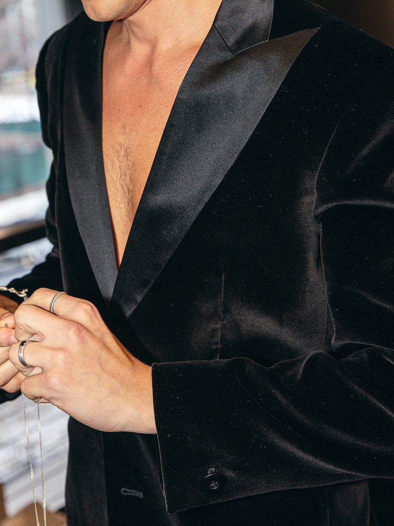 Tailored Tuxedo in Velvet  [Pre-Order]