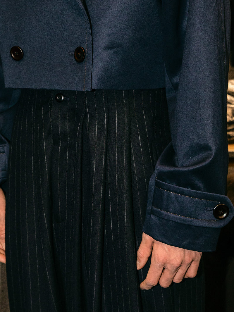 Cropped Trench Jacket  [Pre-Order]