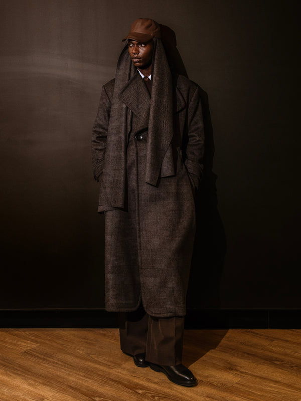 Lapel Coat in Wool  [Pre-Order]