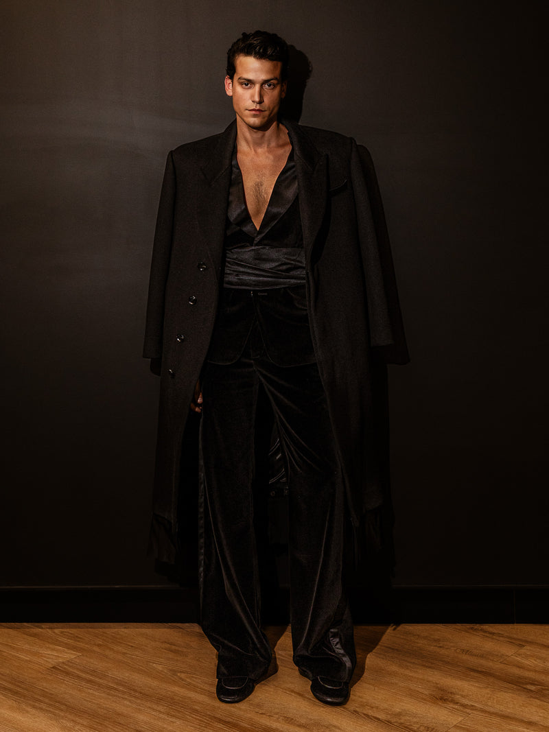 Flare Tuxedo Pants [Pre-Order]