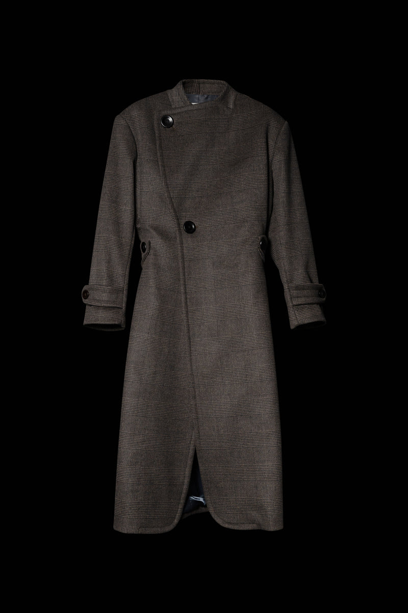 Lapel Coat in Wool  [Pre-Order]