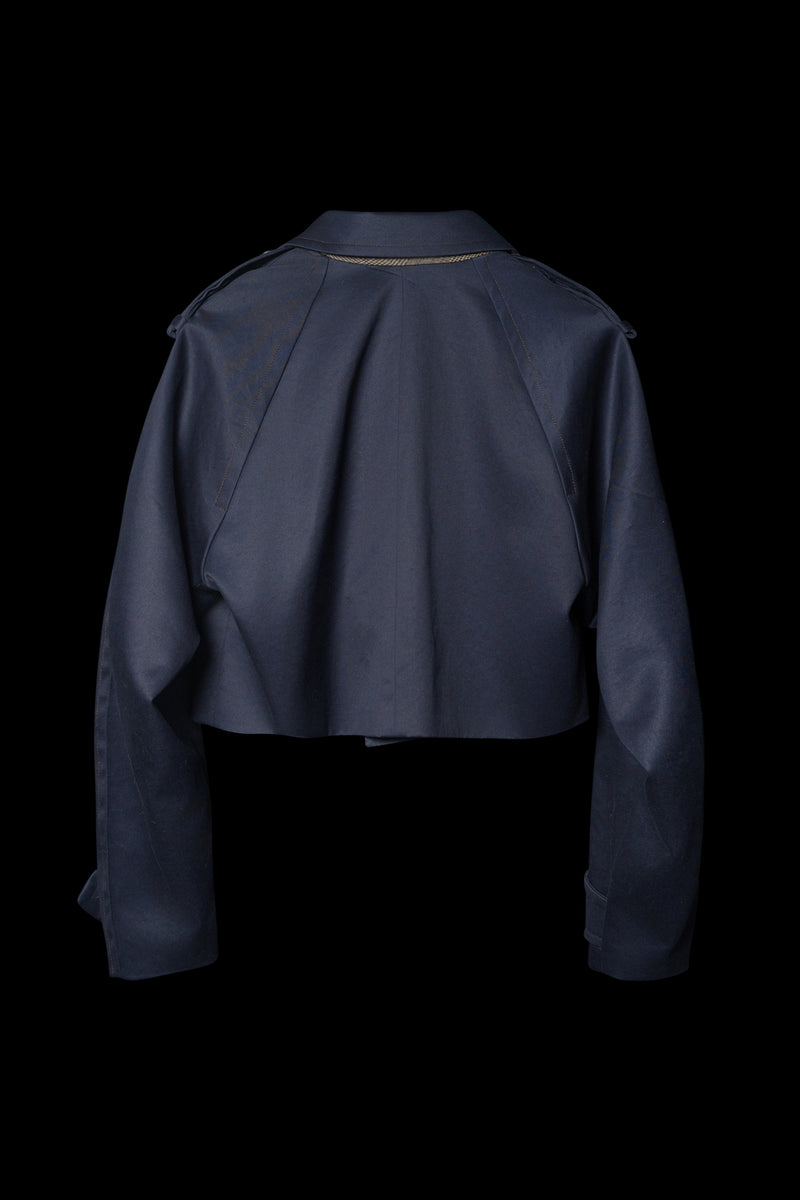 Cropped Trench Jacket  [Pre-Order]