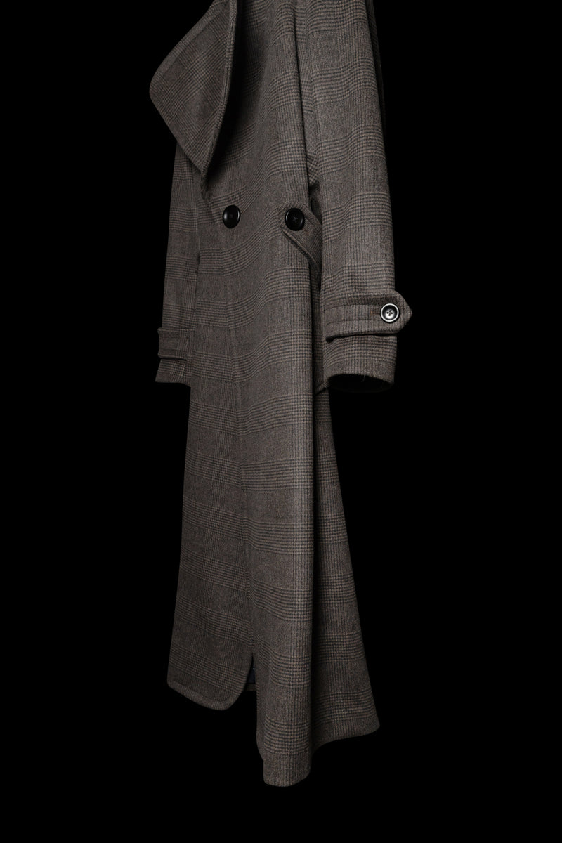 Lapel Coat in Wool  [Pre-Order]