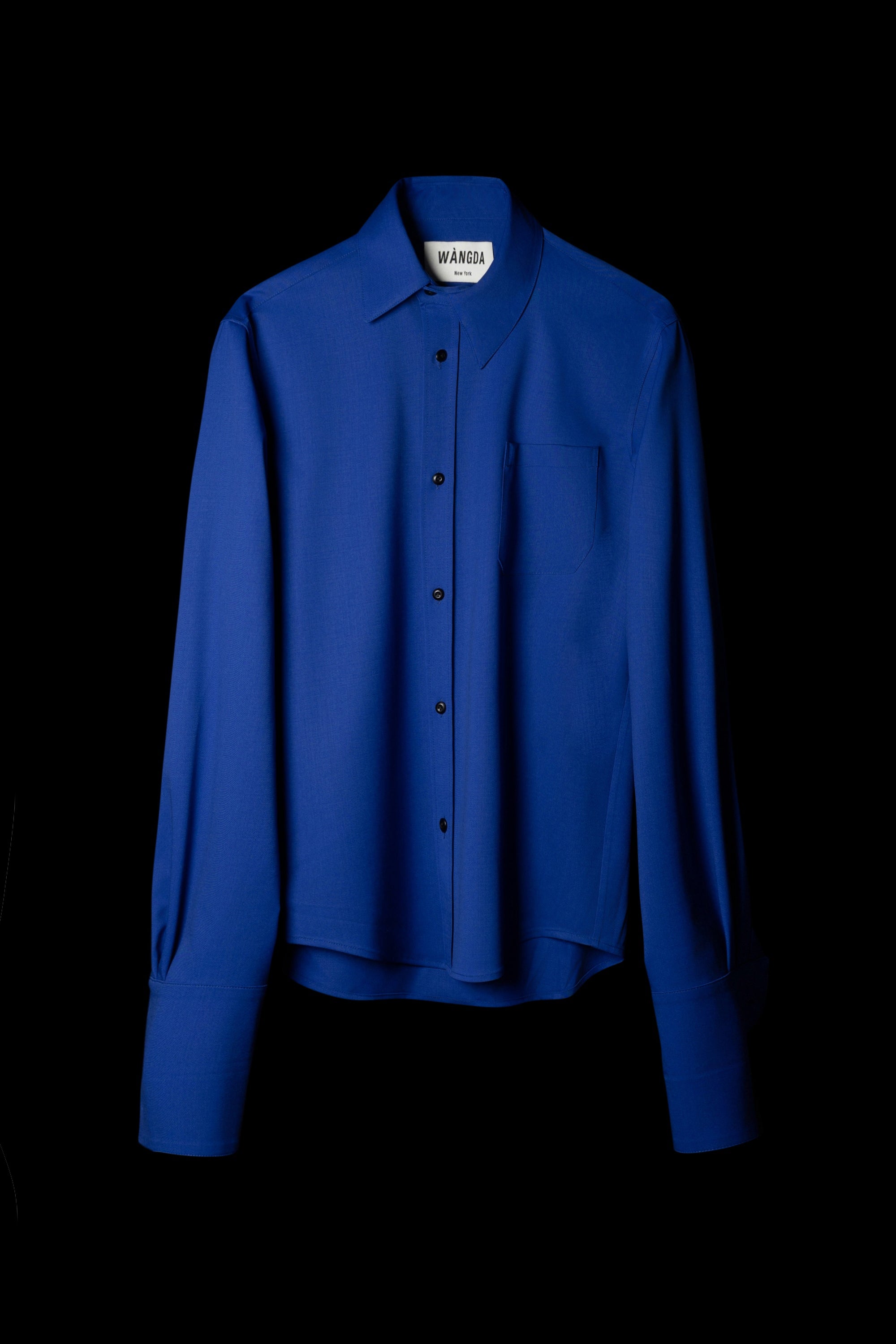 Asymmetric-collar Shirt  [Pre-Order]