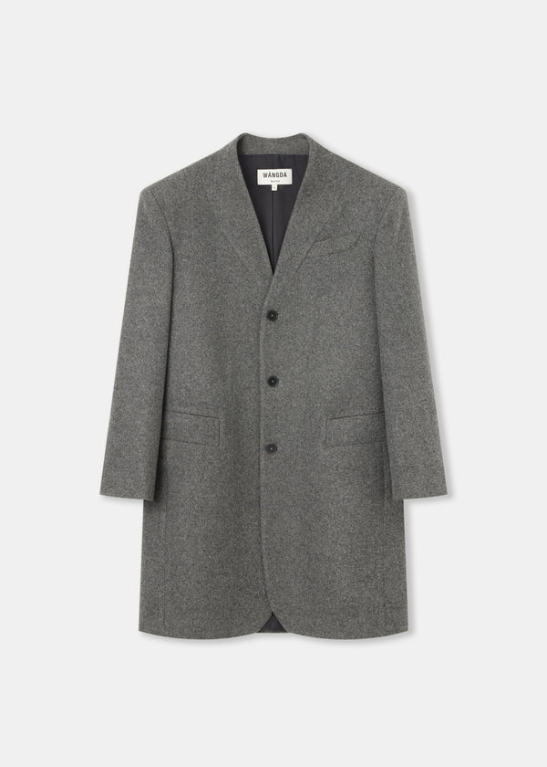 Grey Essentia Wool Coat
