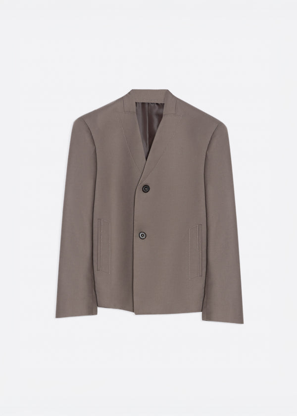 Taupe Experimental Blazer